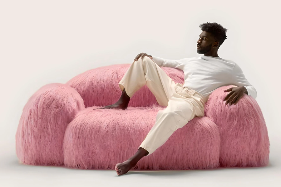 deep plush couch
